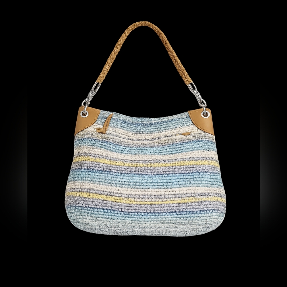 THE SAK Aqua Crean Knit Tote/Shoulder Bag - Picture 2 of 11